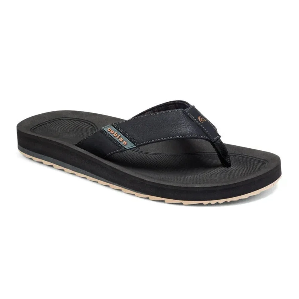 Cobian ARV 2 Trek AVT20-415 Flip Flop Sandals Men's 8 Black Lifestyle DAB126